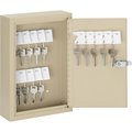 Global Industrial Key Cabinet, 30 Keys, 8x2-1/2x12-1/8, Sand 493318